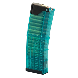 Lancer Mag, L5 Advanced Warfighter, 223 Remington/556NATO, 30 Rounds, Fits AR Rifles, Polymer, Translucent Blue 999-000-2320-52
