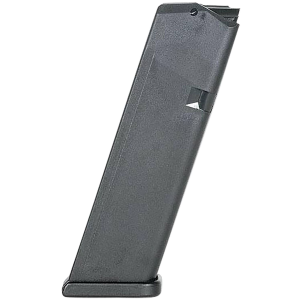 Glock MF17015B G17 15rd 9mm Luger Black Polymer, Magazine