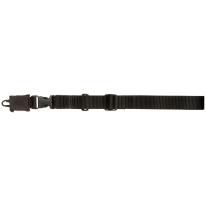 Tacshield T6005BK CQB Sling made of Black Webbing with HK Snap Hook & Single-Point Design for, Rifle/Shotgun
