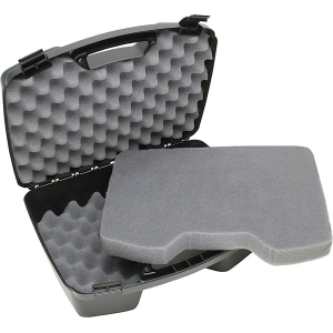 MTM Case-Gard 81140, Handgun Case Black Polypropylene Holds 4, Handgun w/ up to 8 in Barrels & 6 Sub-Compacts w/, Magazines