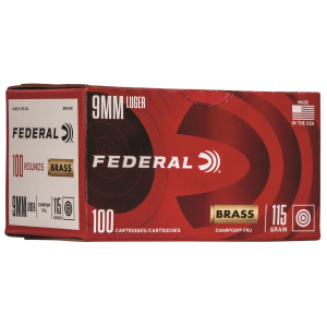 Federal C3090A Champion 30 Super Carry 90 gr Full Metal Jacket 50 Per Box/ 20 Cs