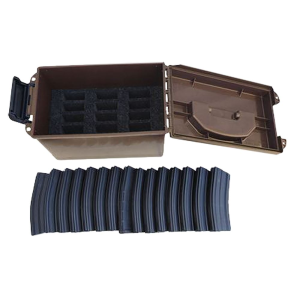 MTM Case-Gard TMC15 Tactical Mag Can FDE Polymer 5.56x45mm NATO Fits AR-Platform
