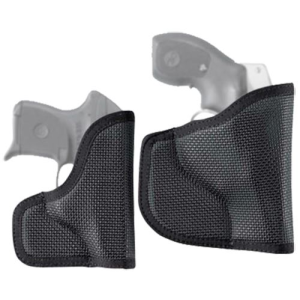 DeSantis Gunhide N38BJG3Z0 Nemesis Pocket Black Rubberized Fabric Fits Ruger LCP 380 Fits Kel-Tec P-3AT Right Hand, Holster