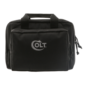 Drago Gear Colt, Double Pistol Case,  5 Internal Magazine Holders, Black C12-315BL