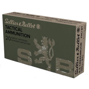 Sellier & Bellot SB65A 6.5Creedmoor 140gr Full Metal Jacket Boat Tail 20 Per Box/25 Case Centerfire, Rifle Ammunition