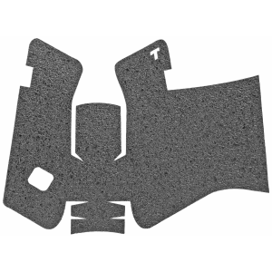 TALON Grips Inc Rubber 380R, Grip, Adhesive Grip, Fits Glock 19X, 17 Gen 5 MOS/45 (Medium Backstrap) 17,22,24