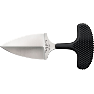 Cold Steel CS43XL Urban Edge 2.50 in Fixed Plain Stone Washed Japanese AUS-8A SS Blade/Black Kray-Ex Handle, Knife
