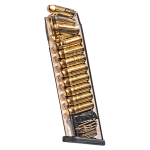 ETS Group GLK2020, Pistol Mags 20rd Extended 10mm Auto Compatible w/Glock 20/29/40 Clear Polymer, Magazine