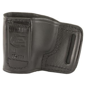 Don Hume JIT Slide Holster, Fits Taurus PT111, Right Hand, Black Leather J261170R
