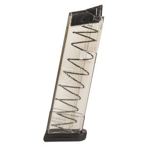 ETS Group GLK429, Pistol Mags 9rd Extended 380 ACP Compatible w/Glock 42 Clear Polymer, Magazine