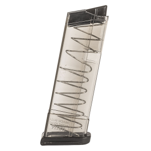 ETS Group GLK439, Pistol Mags 9rd 9mm Luger Compatible w/ Glock 43 Clear Polymer, Magazine
