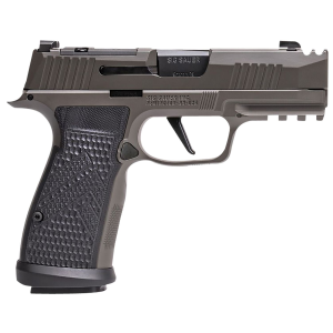 Sig Sauer 365AXGCA9LEGION P365 Legion Compact Frame 9mm Luger 17+1, 3.10 Blk Carbon  BBL, Legion Gray Cera Optic Ready/Ported/Serrated Stainless  Slide, Legion Gray Cera Stainless  Frame w/Beavertail & Pic Rail, Legion G, Pistol