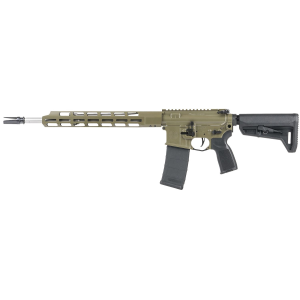 Sig Sauer RM40016BTRDV2G M400 Tread 5.56x45mm NATO 30+1 16 Stainless Steel Barrel; Moss Green Cerakote Pic Rail Aluminum Receiver; M-LOK Handguard; Black Synthetic 6 Position Magpul SL-K Stock; Black Poly Grip, Ambi, Rifle