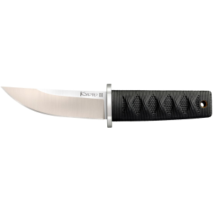Cold Steel CS17DB Kyoto II 3.38 in Fixed Plain Tanto 8Cr13MoV SS Blade/Black Contoured Kray-Ex Handle, Knife