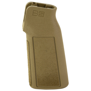 B5 Systems PGR1454 Type 22 P-Grip Coyote Brown Aggressive Textured Polymer, Increased Vertical Grip Angle with No Backstrap, Fits AR-Platform