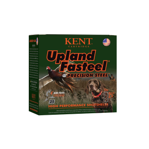 Kent Cartridge K122US325 Upland Fasteel 12 Gauge 2.75 in 1 1/8 oz 5 Shot 25 Per Box/ 10 Case, Shotgun Shells