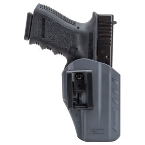 Blackhawk 417502UG A.R.C. IWB Urban Gray Polymer Belt Clip Compatible w/Glock 19/23/32/45 Belt 1.50-1.75 in Wide, Holster