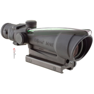Trijicon 100144 ACOG Black Hardcoat Anodized 3.5x35mm Illuminated Green Chevron .308/7.62 BDC Reticle, Rifle Scope