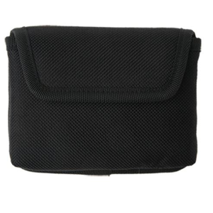 Bulldog BD841 Cell Phone OWB Black Nylon Belt Loop/Clip Fits Ruger LCP/Taurus 738, Holster