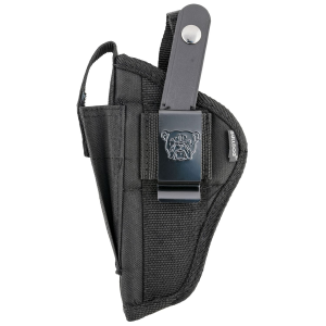 Bulldog FSN8 Extreme OWB Black Nylon Belt Loop/Clip Fits Glock 20/21 Fits 3.50-5 in Barrel, Holster