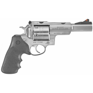 Ruger Super Redhawk, TALO Edition, Double Action/Single Action, Revolver, 454 Casull, 5 in Barrel, Stainless Steel, Satin Stainless Finish, Rubber Grip, Ramp Front and Adjustable Rear Sights, 6 Rounds 05517