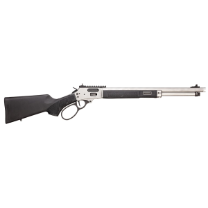 Smith & Wesson 13812 1854 44 Mag 9+1 19.25 Stainless Steel Threaded Barrel, Pic Rail Receiver, Fixed Black Synthetic Stock, Rifle