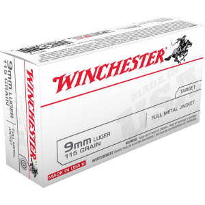 Winchester USA Handgun Ammunition, 9mm Luger | Q4172