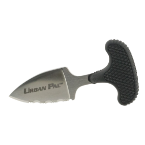 Cold Steel 43LS Urban Pal 1.50 in Fixed Serrated Spear Point Japanese AUS-8A SS Blade/Black Synthetic Rubber Handle, Knife