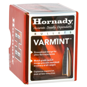 Hornady 2265 Traditional Varmint 22 Cal .224 55 gr Spire Point 100 Per Box/ 40 Case, Reloating Bullets
