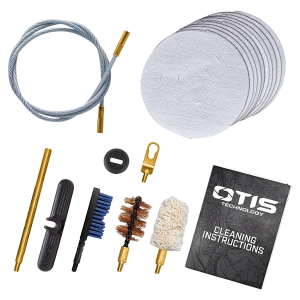 Otis FG70112 Patriot Cleaning Kit 12 Gauge & 10 Gauge, Shotgun/15 Pieces Yellow Plastic Box Case