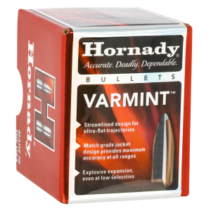 Hornady 2266 Traditional Varmint 22 Cal .224 55 gr Soft Point 100 Per Box/ 40 Case, Reloating Bullets