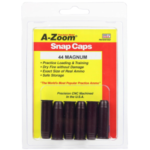 A-Zoom 16120 Revolver Snap Cap 44Rem Mag 6Pack