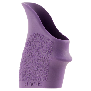 Hogue 18406 HandAll Beavertail Grip Sleeve Textured Purple Rubber for Glock 26, S&W M&P Shield, Ruger LC9