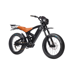 QuietKat Inc LYX-10-ONX-OS Lynx Onyx Black/Orange, Medium 5'6 in to 6', Single Speed 1000W 2 Speed Hub Drive (VP0) Motor, 28mph+ Unrestricted Speed