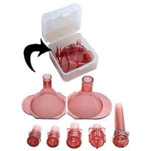 MTM Case-Gard AF7 Universal Powder Funnel Kit Red Multi-Caliber Plastic