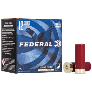 Federal H1255 Game-Shok Heavy Field 12Gauge 2.75 in 1 1/4oz 5Shot 25 Per Box/10 Case, Shotgun Shells