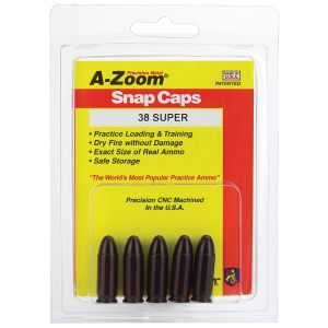 A-Zoom 15158 Pistol Snap Cap 38Super 5Pack