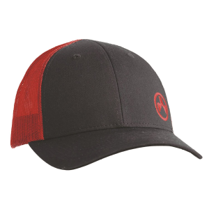 Magpul MAG1106003 Icon Trucker Hat Black/Red Adjustable Snapback M/L Structured Hat