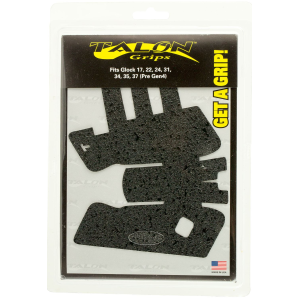 Talon Grips 103R Adhesive Grip Compatible w/Glock Gen3 17/22/24/31/34/35/37, Black Textured Rubber
