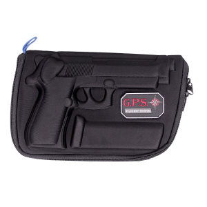 GPS Bags 909PC Custom Molded w/ Lockable Zippers Internal Mag Holder & Black Finish for Beretta 92/96 & Taurus PT92
