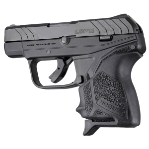 Hogue 18120 HandAll Beavertail Grip Sleeve made of Rubber with Textured Black Finish for Ruger LCP II