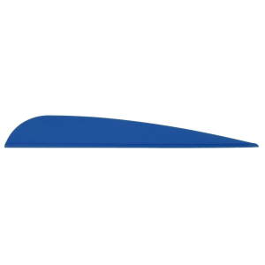 AAE Elite Plastifletch Vanes Blue 3875 in 100 pk EPA40BL100