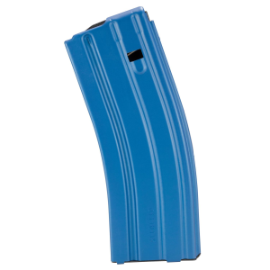 DuraMag 3023005175CPD Speed 30rd 223 Rem/300 Blackout/5.56x45mm NATO for AR-15 Blue Aluminum w/ Black Follower Detachable, Magazine