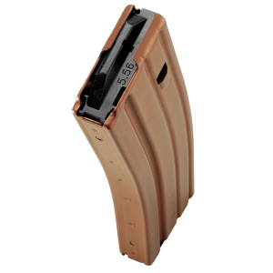 DuraMag 3023007175CPD Speed 30rd 223 Rem/300 Blackout/5.56x45mm NATO for AR-15 Bronze w/ Black Follower Detachable, Magazine