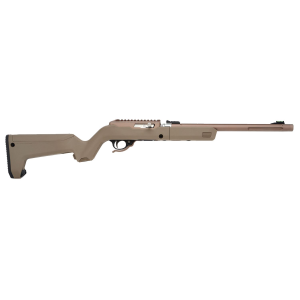 Tactical Solutions ATDQSBBFDE X-Ring Takedown VR 22 LR 10+1 16.50 in Quicksand Fluted Chromoly Steel Barrel, Quicksand w/Attached Scope Rail Receiver, FDE Fixed Magpul Backpacker Stock, Rifle