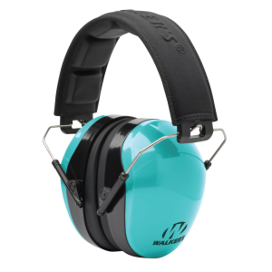 Walkers GWPDCPMLTL Advanced Protection Passive Muff 26 dB Over the Head Aqua Blue/Black Polymer