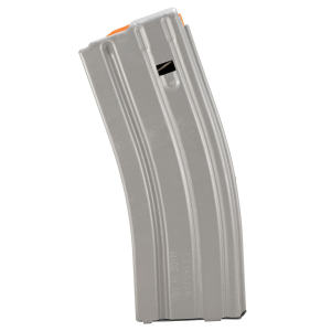 DuraMag 3023002178CPD Speed 30rd 223 Rem/300 Blackout/5.56x45mm NATO for AR-15 Gray w/ Orange Follower Detachable, Magazine