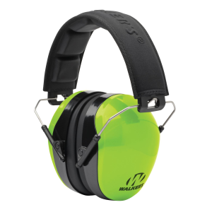 Walkers GWPDCPMHVG Advanced Protection Passive Muff 26 dB Over the Head Lime Green/Black Polymer