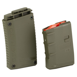 Hera USA Magazine, H3L, 223REM/556NATO, 10 Rounds, Fits AR-15, Polymer, Olive Drab Green 13-10OD