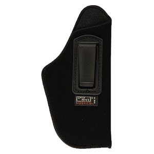 Uncle Mikes 89152 Inside The Pants IWB Size 15 Black Suede Like Belt Clip Fits Large Autos Fits 3.75-4.50 in Barrel Left Hand, Holster